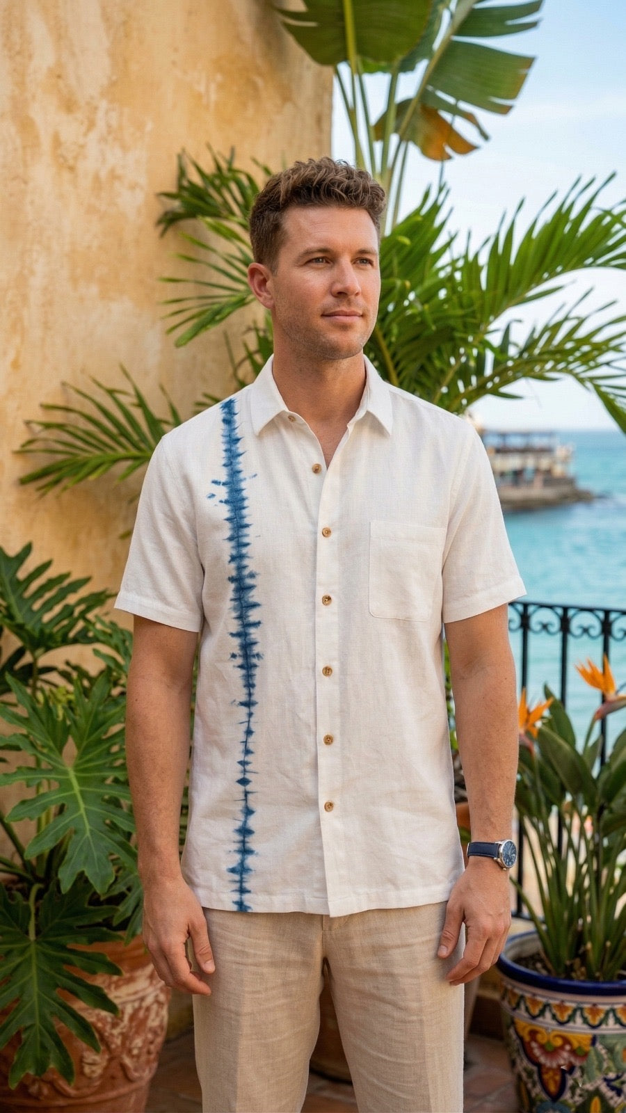 Camisa mod 1 Tela blanca