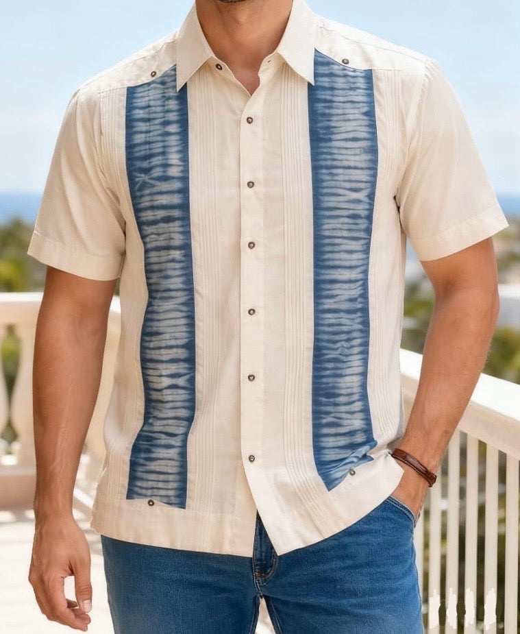 Guayabera Mod 2 Tela blanca