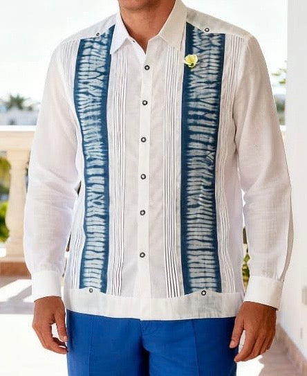 Guayabera  Mod 1 Blanco