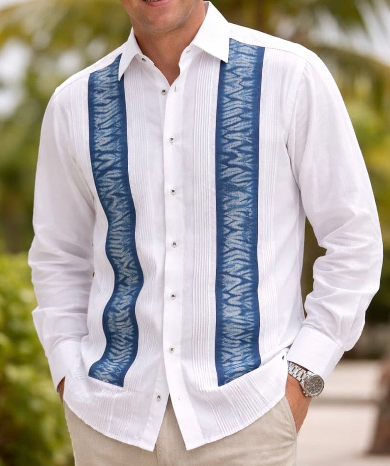 Guayabera  Mod 1 Blanco